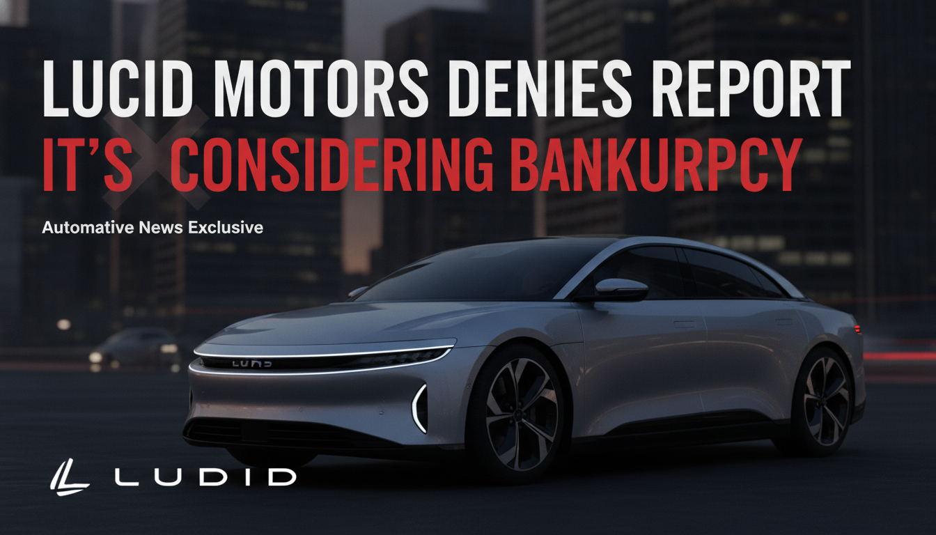 Lucid Motors denies report it’s considering bankruptcy
