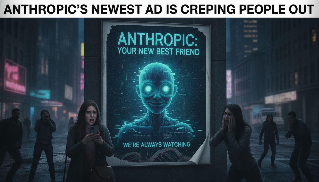 Anthropic’s newest ad is creeping people out