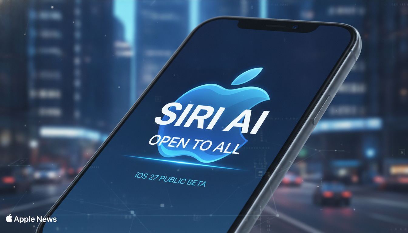 Apple opens its new Siri AI to everyone with the iOS 27 public beta