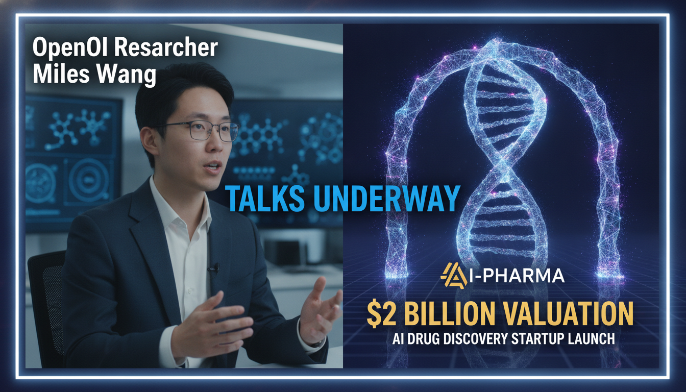 OpenAI researcher Miles Wang in talks to launch AI drug discovery startup valued at $2B
