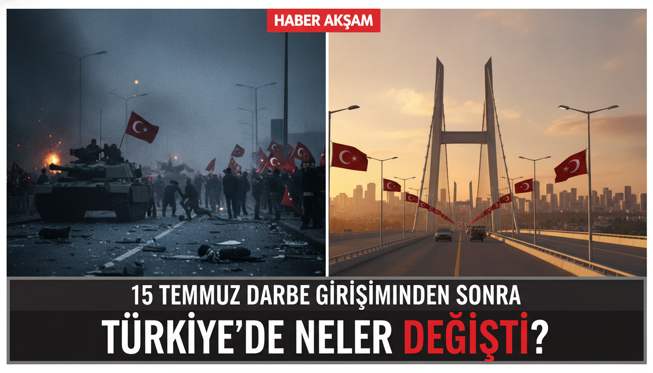 15 Temmuz darbe girişiminden sonra Türkiye'de neler değişti?