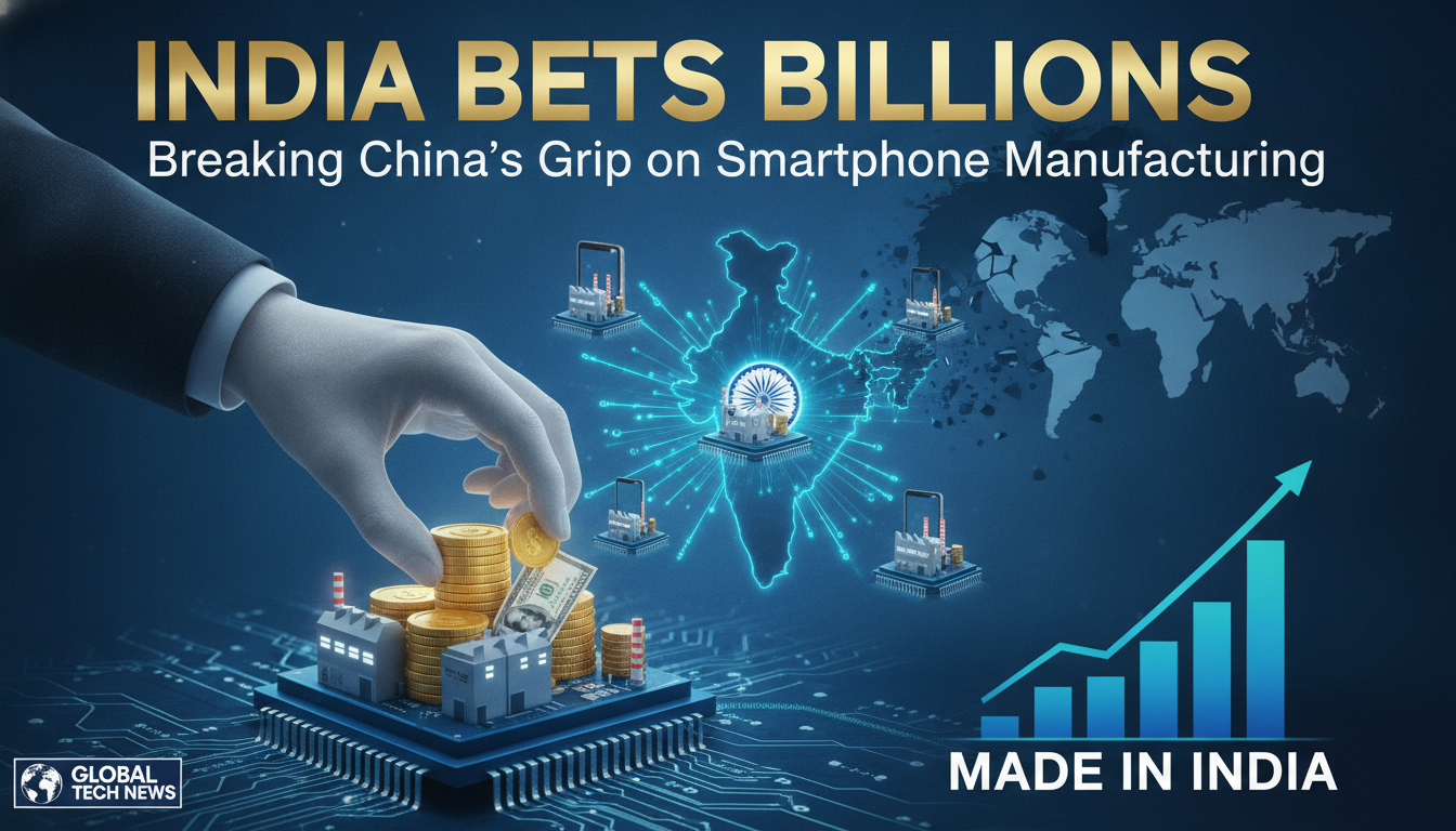 India bets billions on breaking China’s grip on smartphone manufacturing