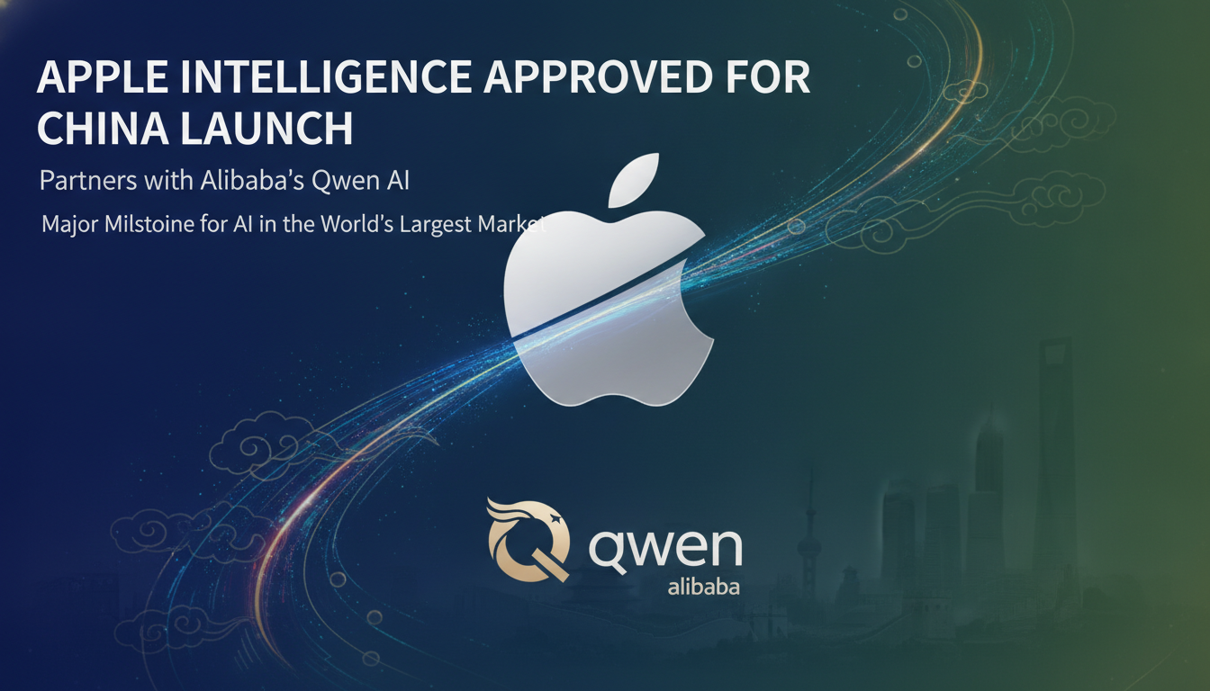 Apple Intelligence approved for launch in China with Alibaba’s Qwen AI