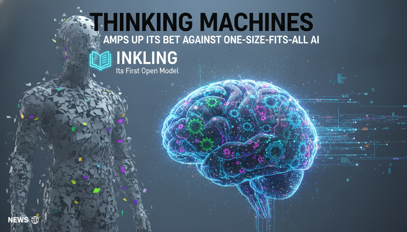Thinking Machines amps up its bet against one-size-fits-all AI with its first open model, Inkling
