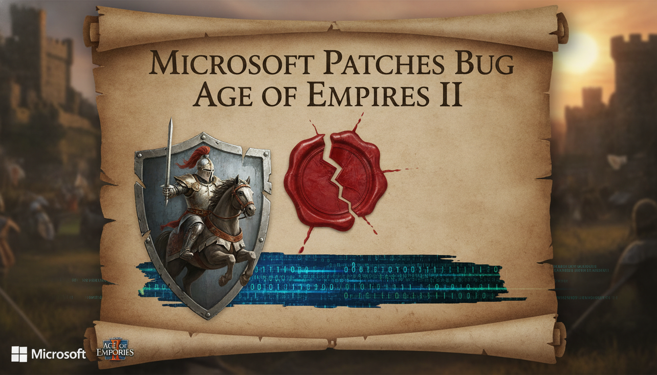 Microsoft patches bug in video game Age of Empires II