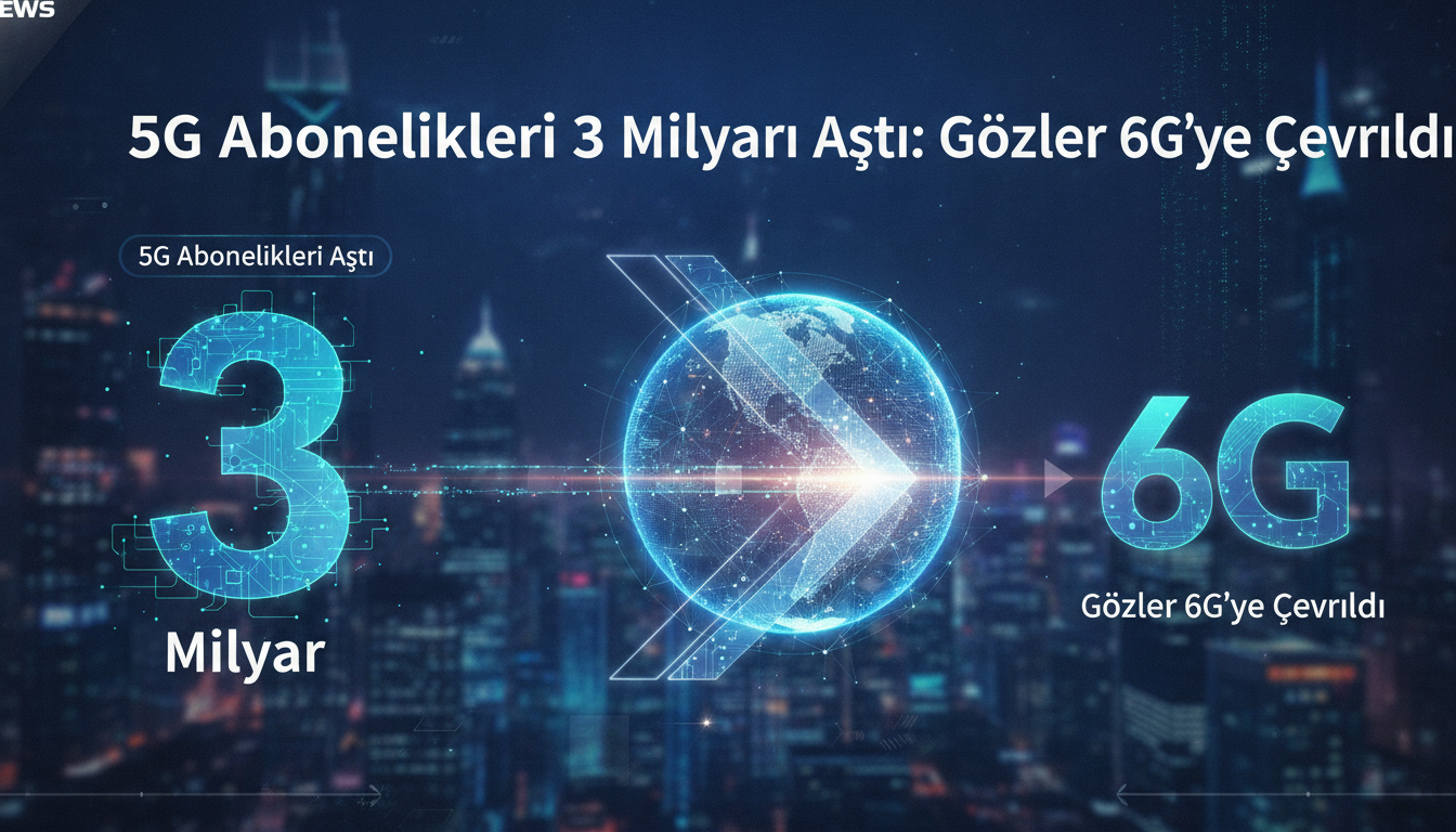 5G Abonelikleri 3 Milyarı Aştı: Gözler 6G’ye Çevrildi