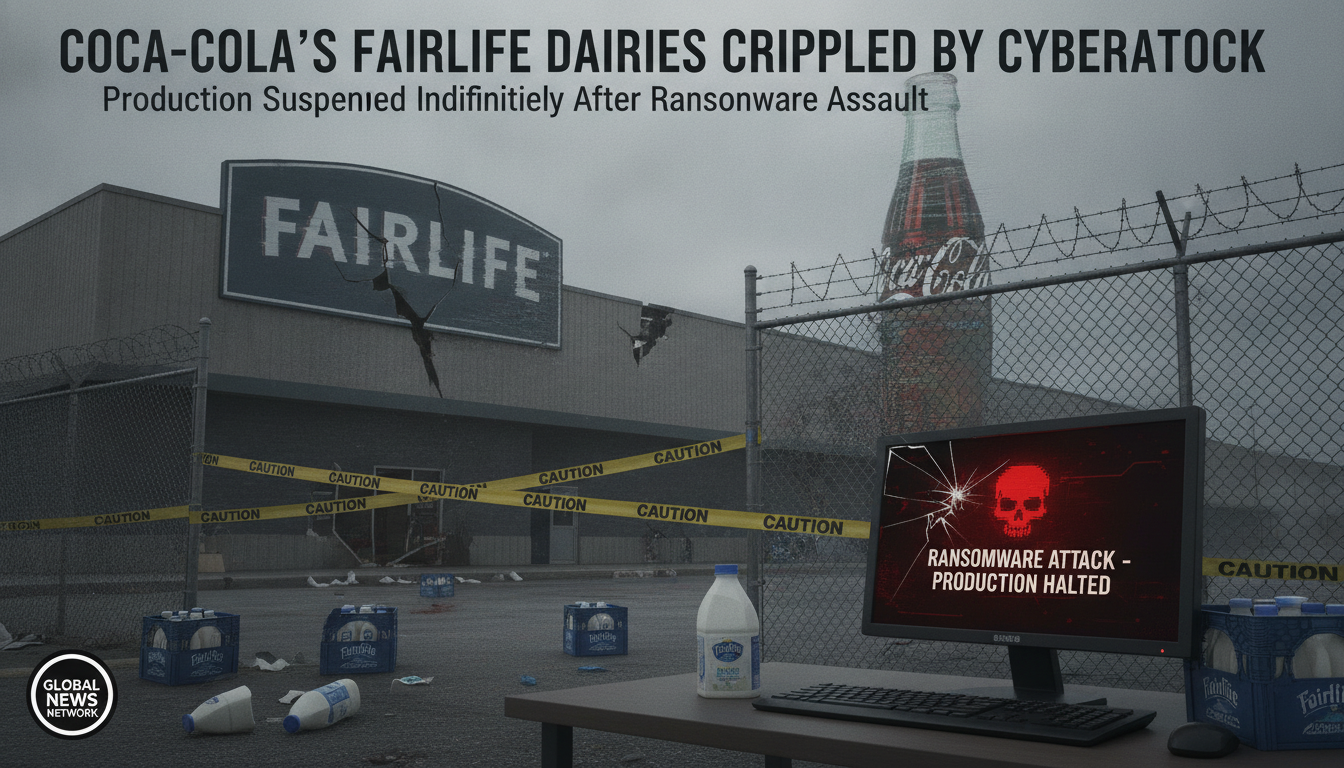Coca-Cola suspended production at its Fairlife dairy after a ransomware attack