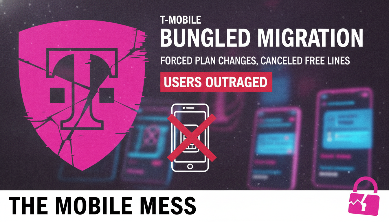 T-Mobile bungled forced plan migration, canceling some users' free lines