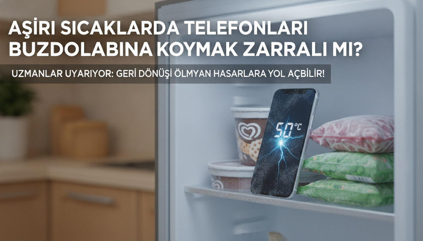 Aşırı Sıcaklarda Telefonları Buzdolabına Koymak Zararlı mı?