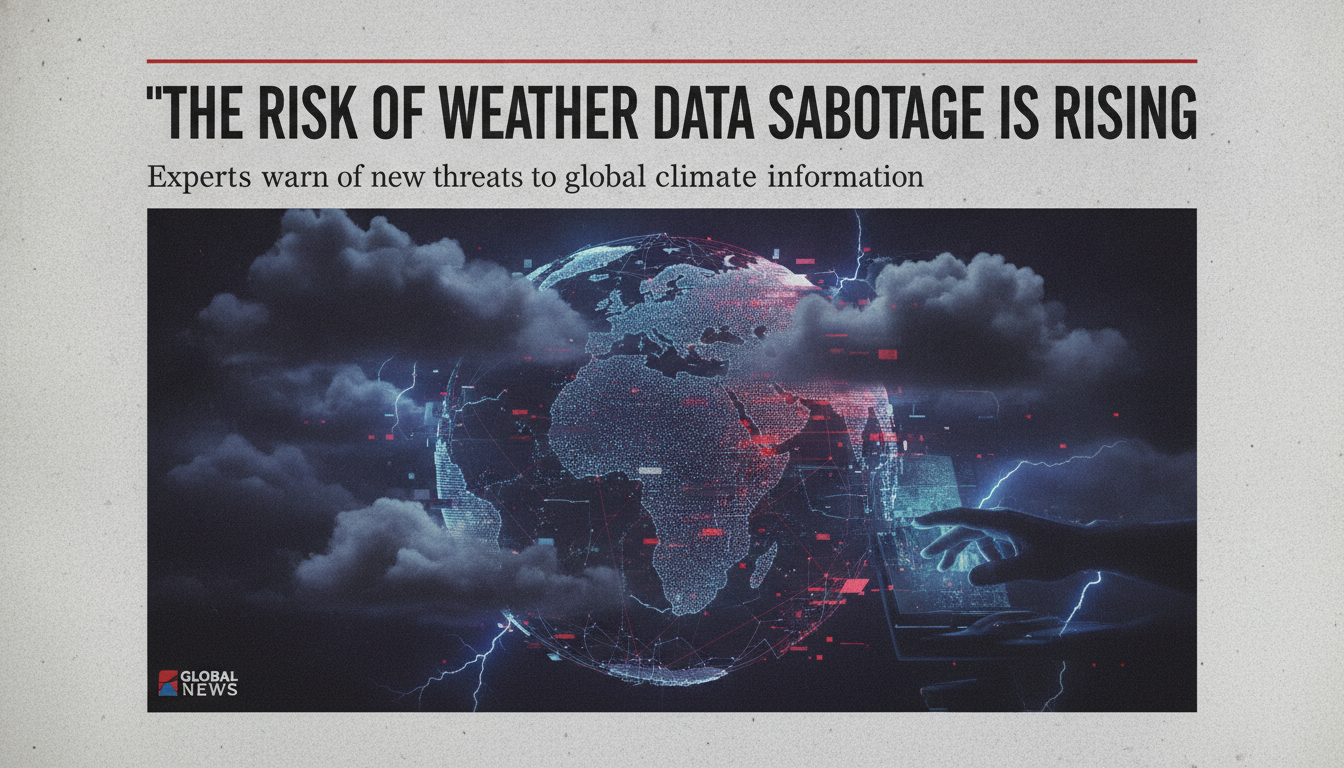 The risk of weather data sabotage is rising