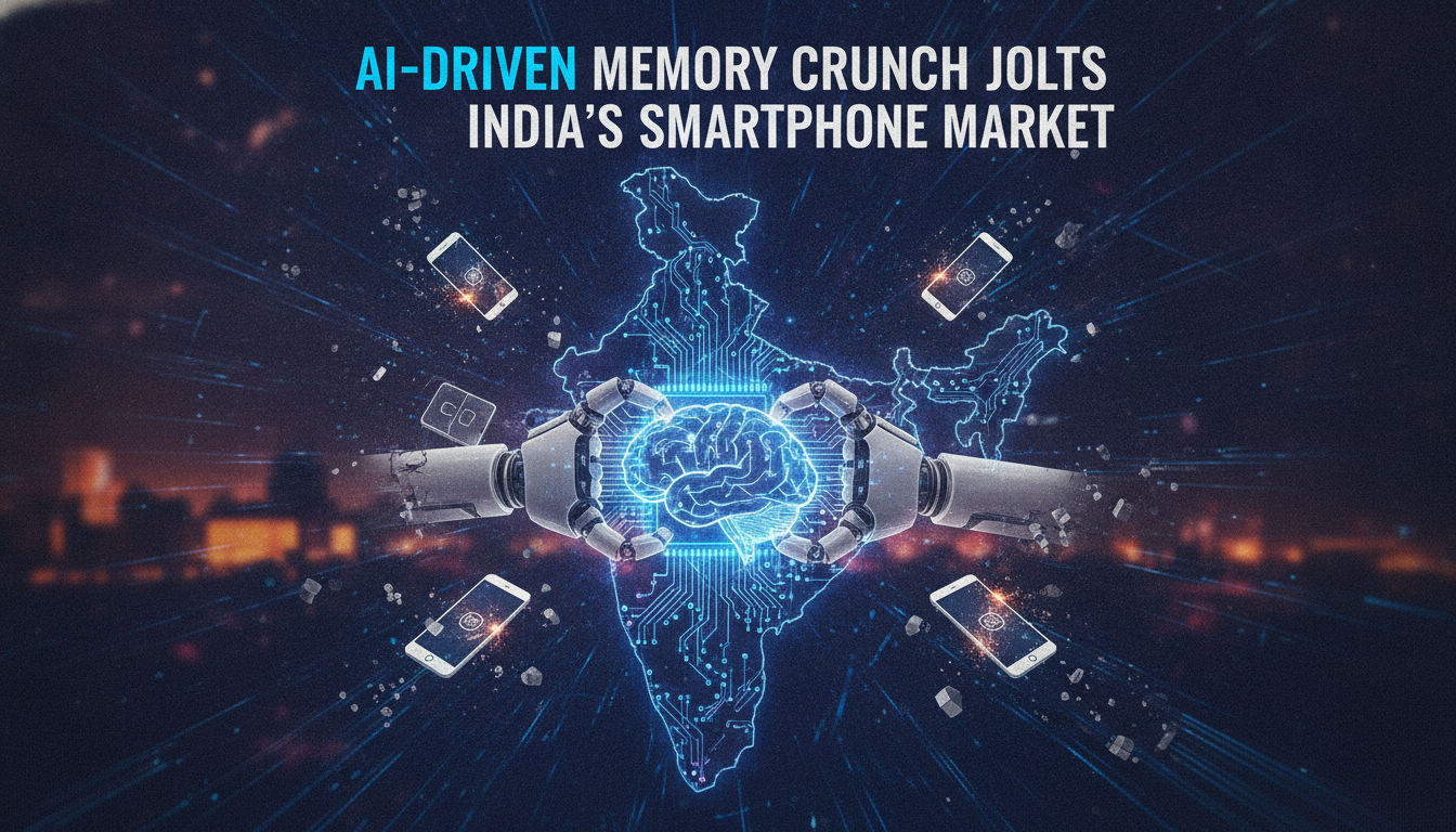 AI-driven memory crunch jolts India’s smartphone market