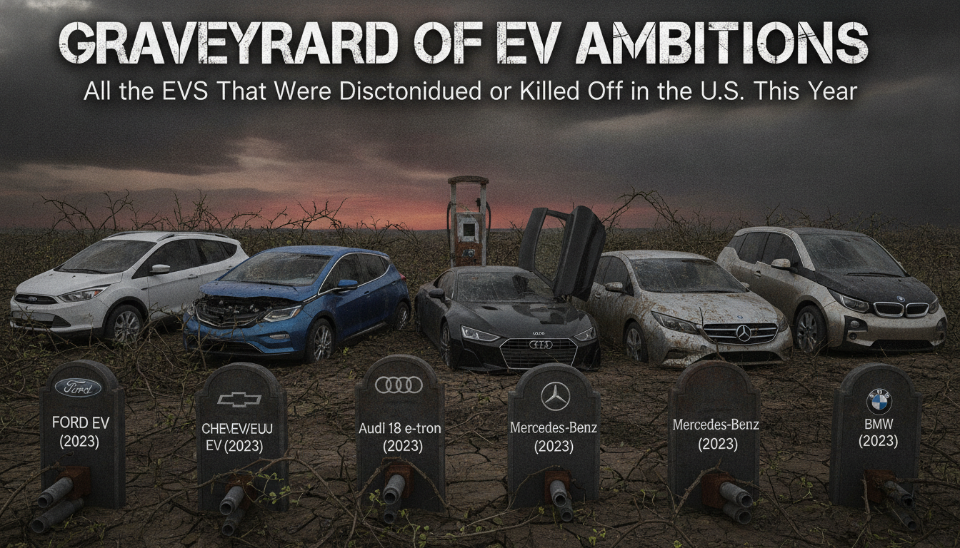 All the EVs that were discontinued or killed off in the U.S. this year