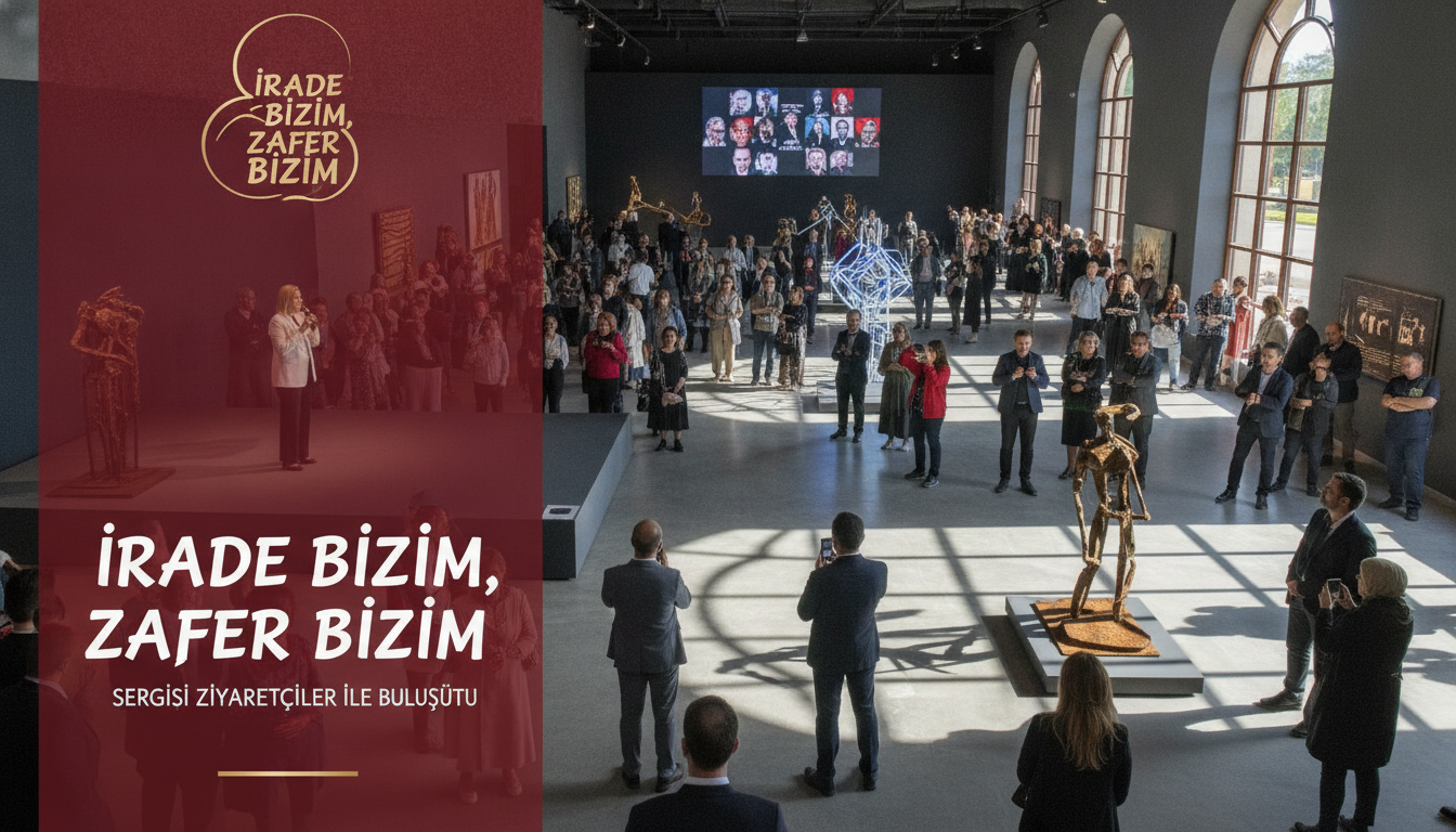 İrade Bizim, Zafer Bizim Sergisi Ziyaretçiler ile Buluştu