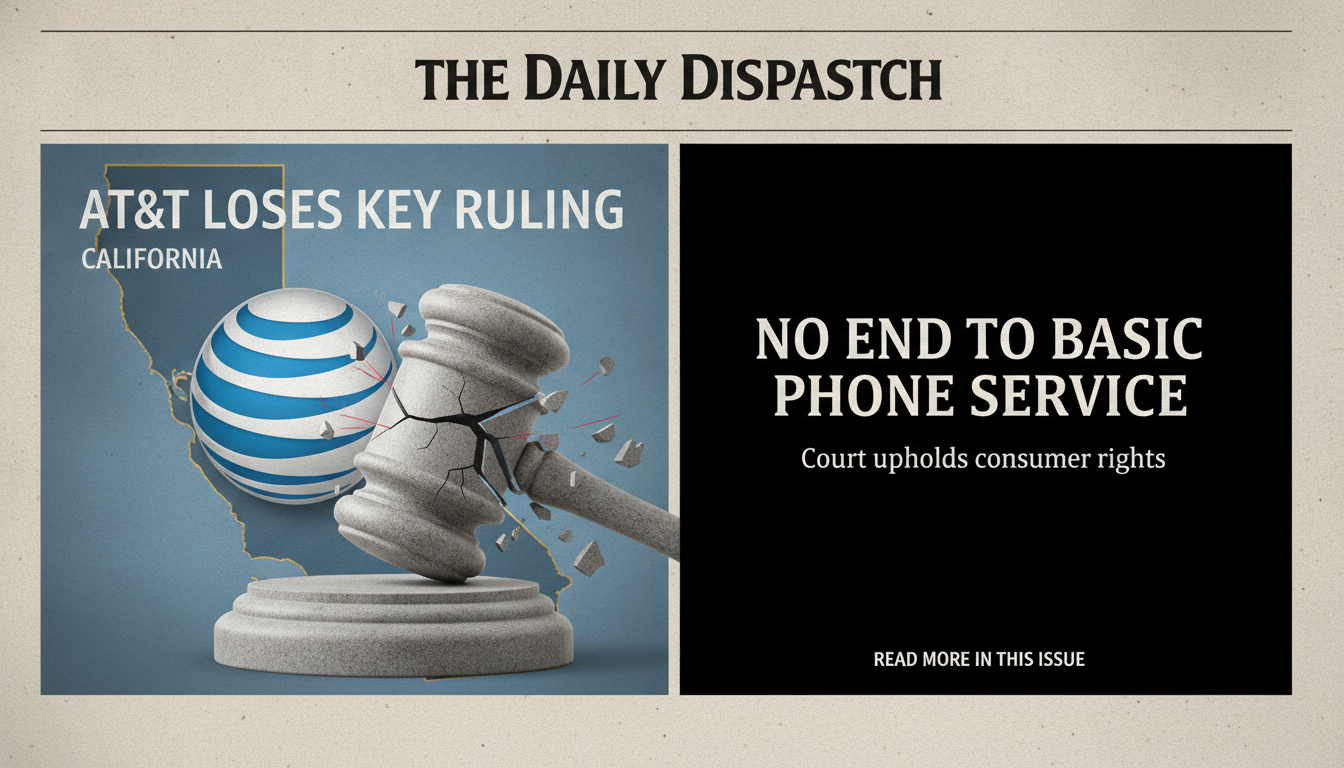 AT&T loses key ruling in bid to stop offering basic phone service in California