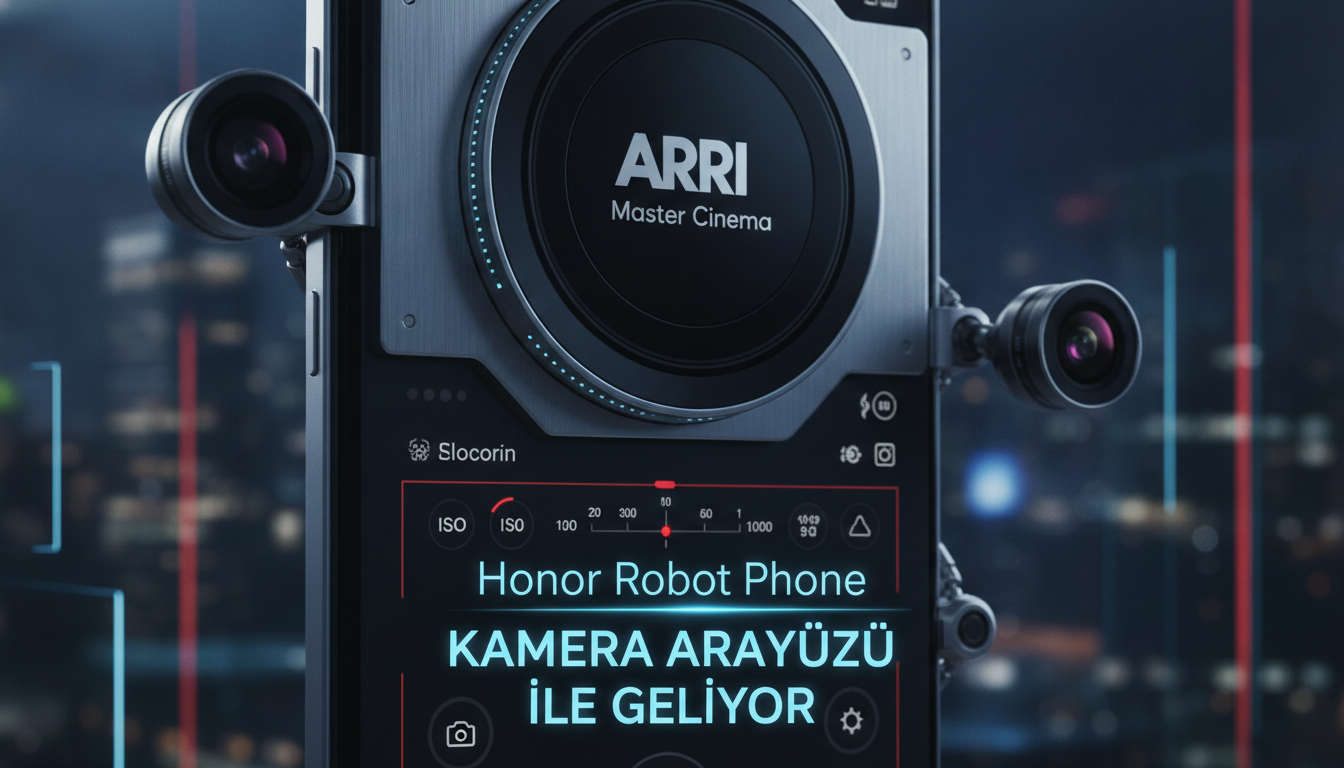 Honor Robot Phone Kamera Arayüzü ARRI Master Cinema ile Geliyor