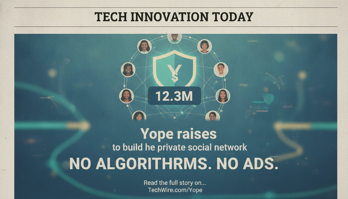 Yope raises $12.3M to build a private social network without algorithms or ads