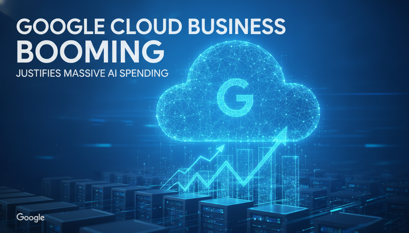 Google justifies its massive AI spending with a booming cloud business