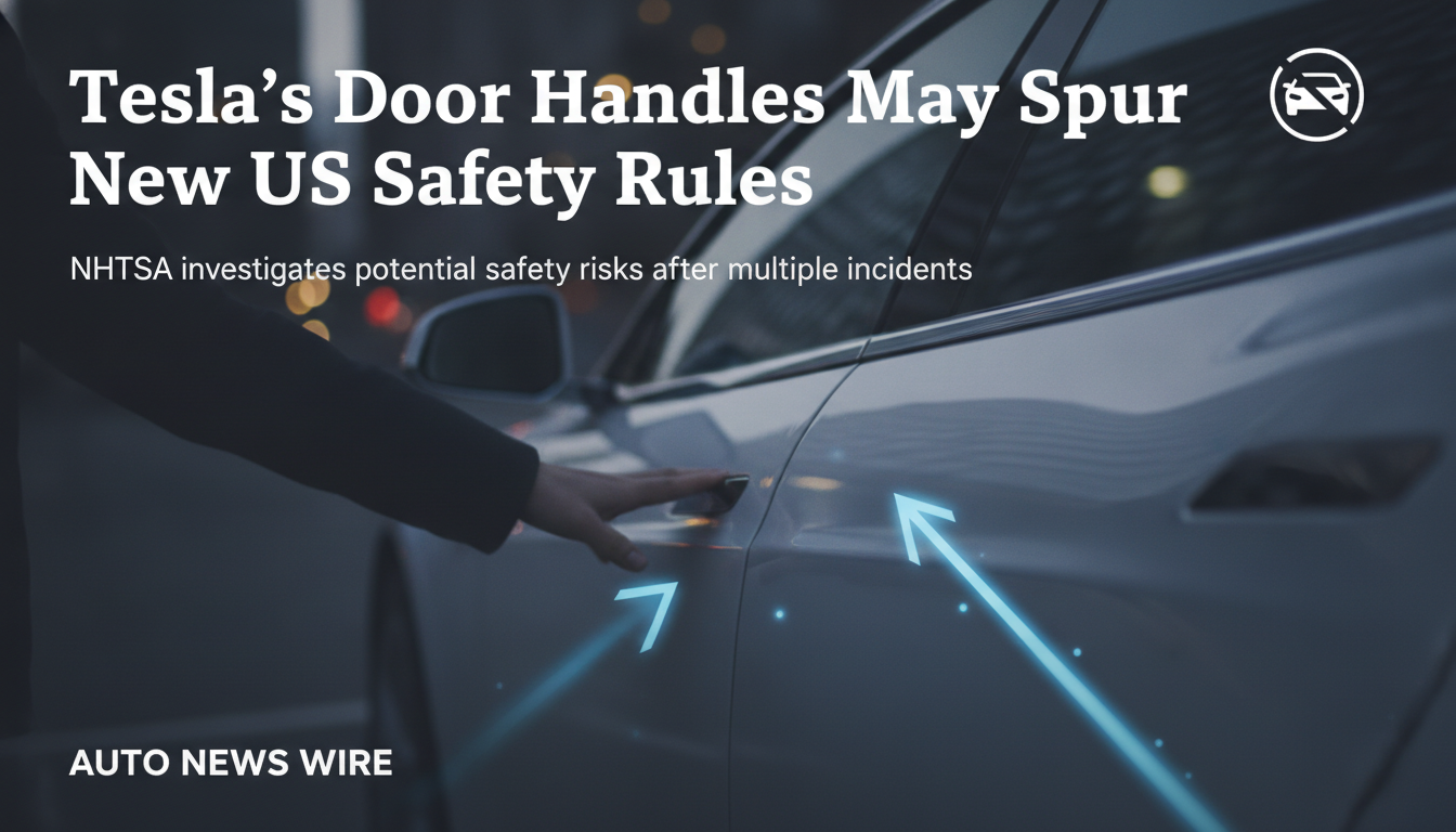Tesla’s door handles may spur new US safety rules