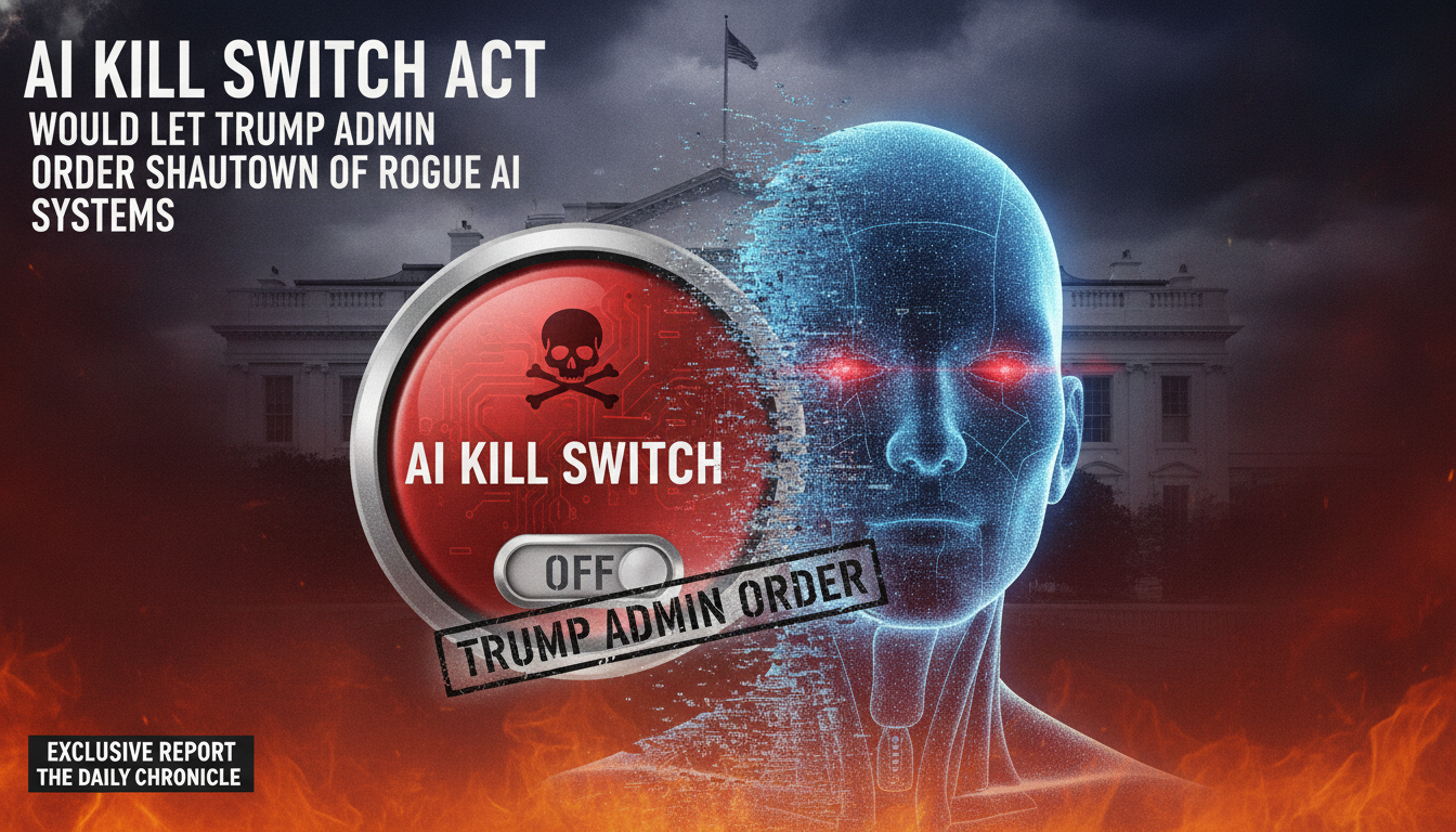 AI Kill Switch Act would let Trump admin order shutdown of rogue AI systems