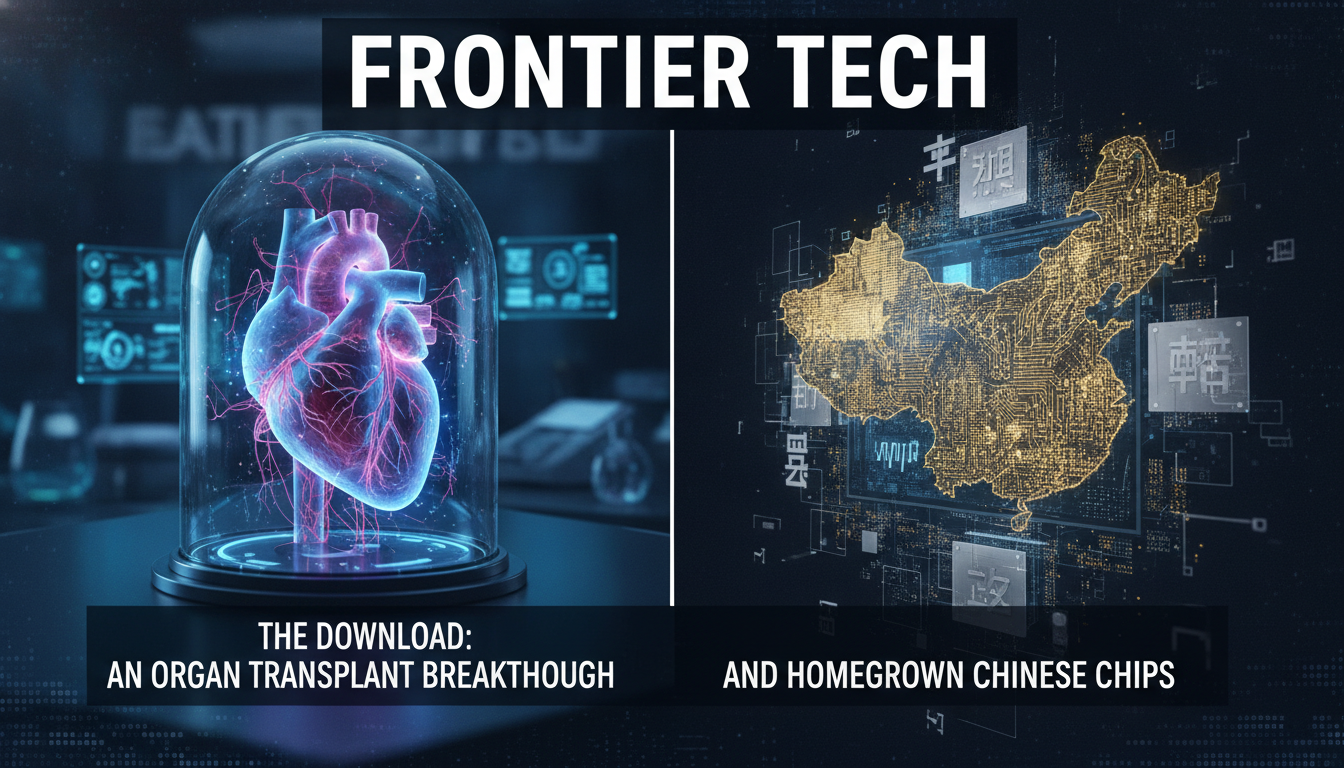 The Download: an organ transplant breakthrough, and homegrown Chinese chips