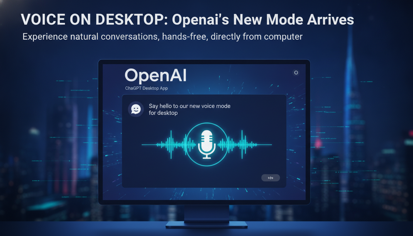 OpenAI’s new voice mode makes it to the ChatGPT desktop app