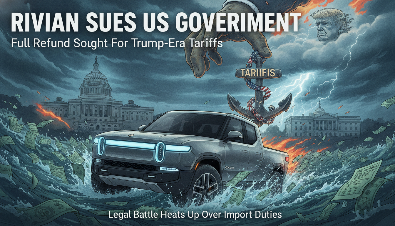 Rivian sues the US government for ‘full refund’ of Trump tariffs