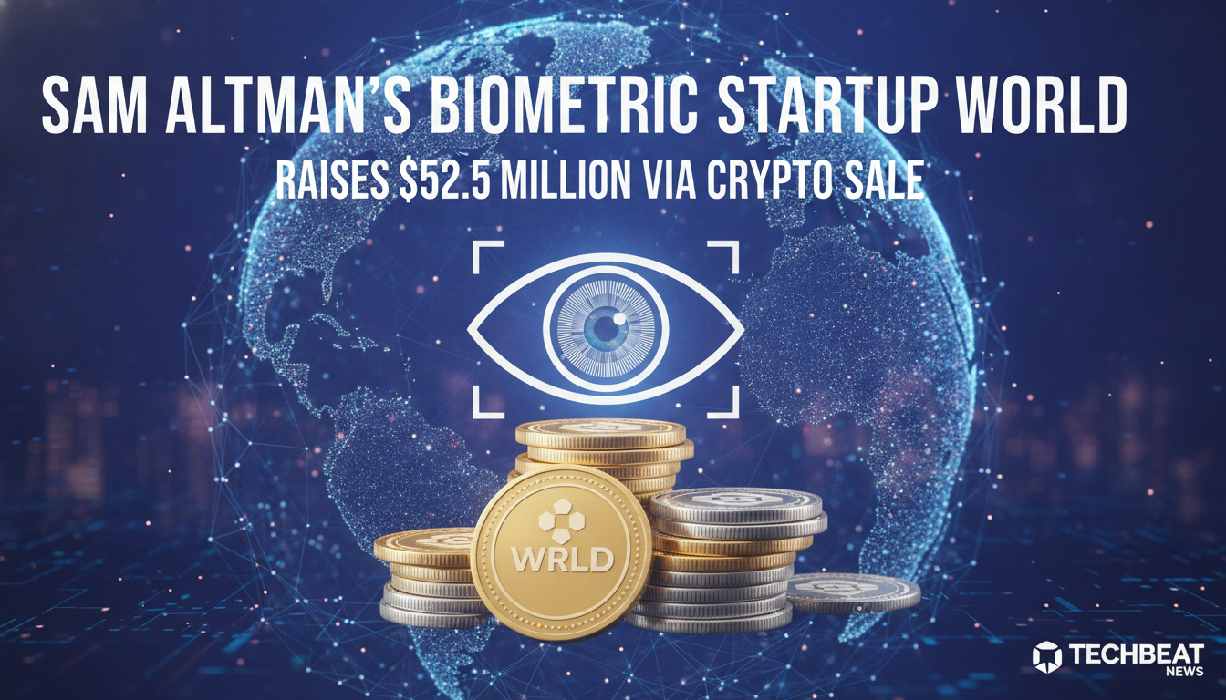 Sam Altman’s biometric startup World raises $52.5 million via crypto sale