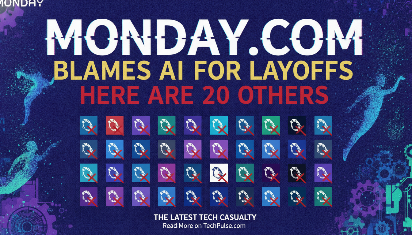 Monday.com is the latest tech company to blame AI for layoffs — here are 20 others