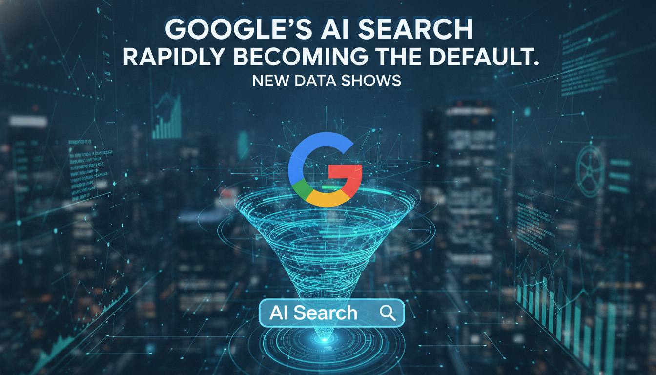 Google’s AI search is rapidly becoming the default, new data shows