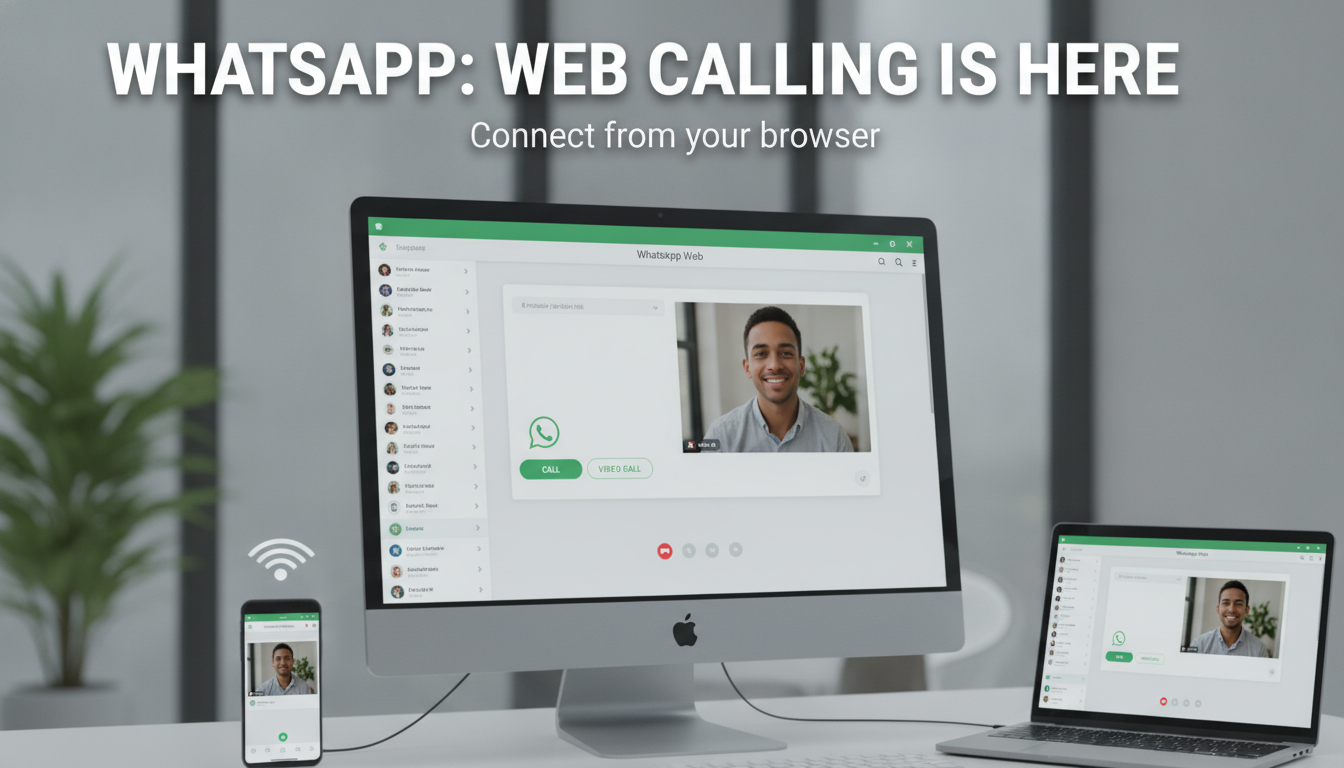 WhatsApp now lets you make calls using its web app