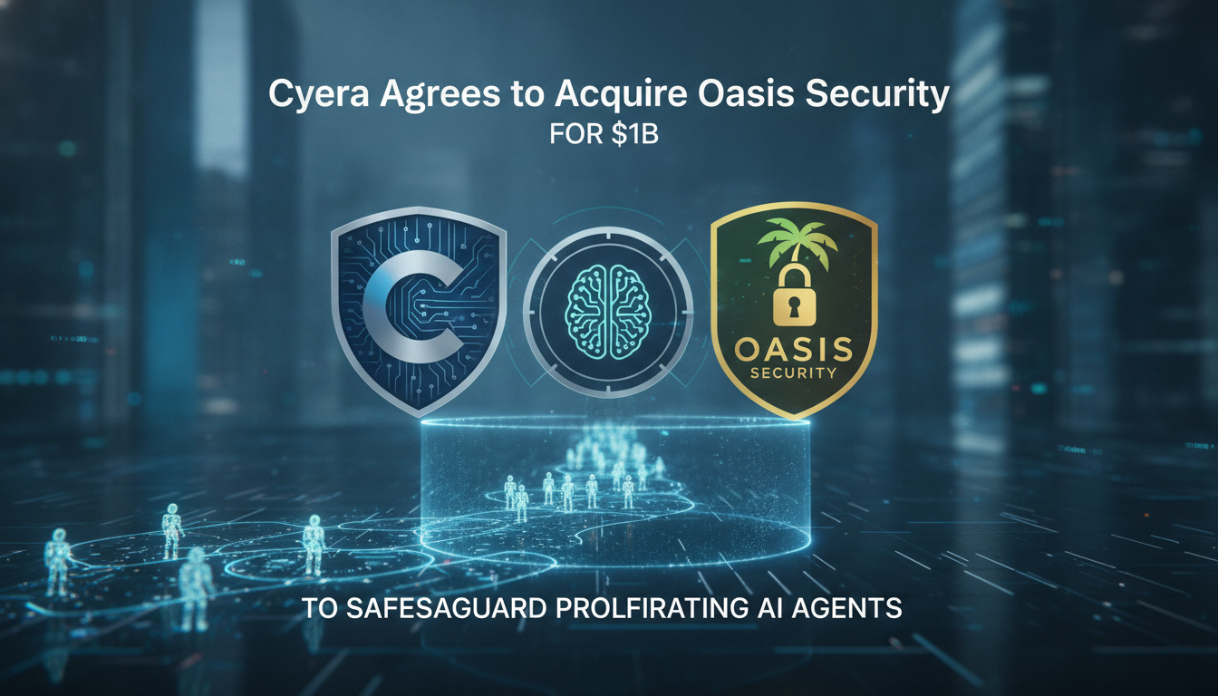 Cyera agrees to acquire Oasis Security for $1B to safeguard proliferating AI agents