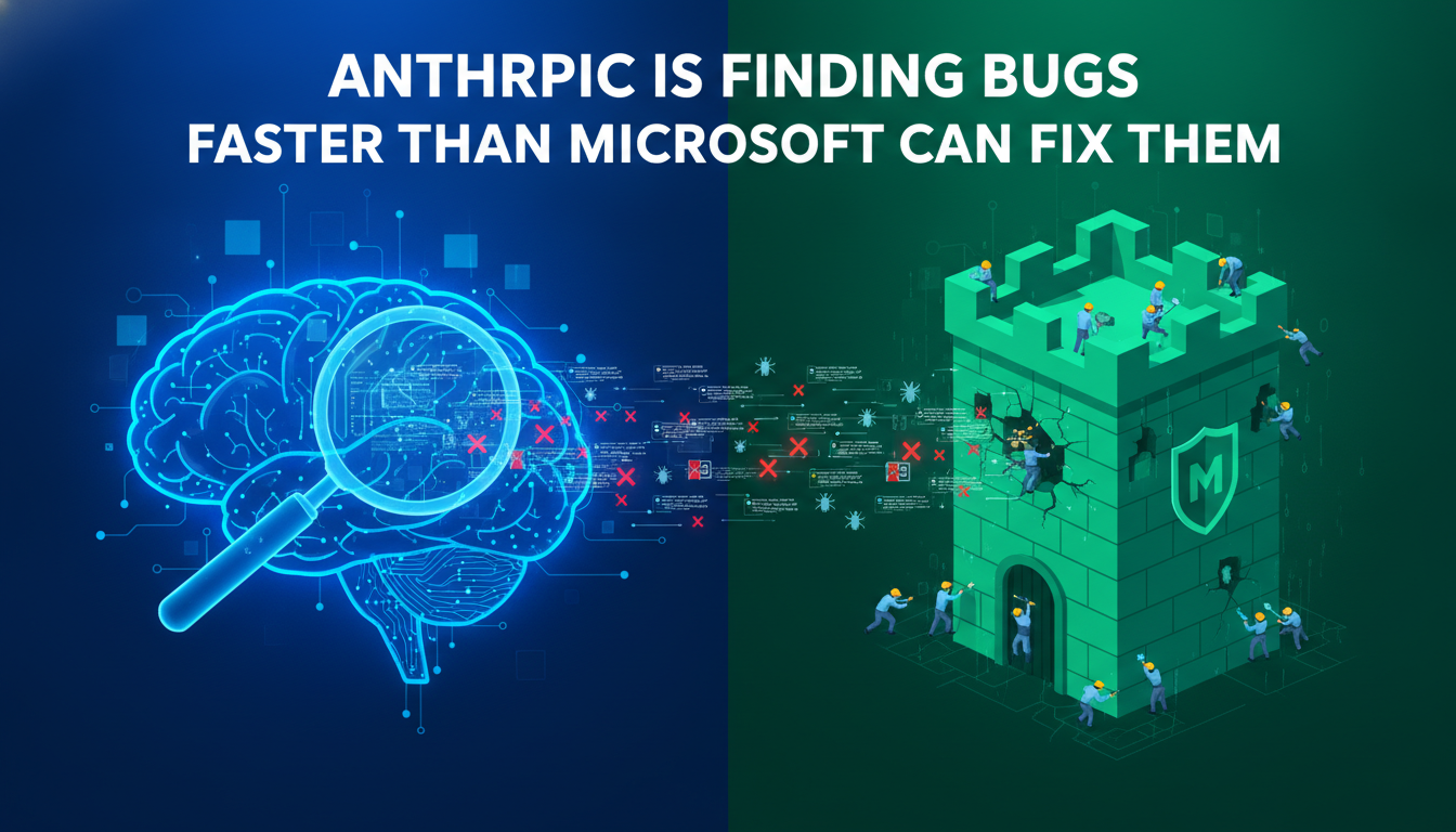 Anthropic is finding bugs faster than Microsoft can fix them