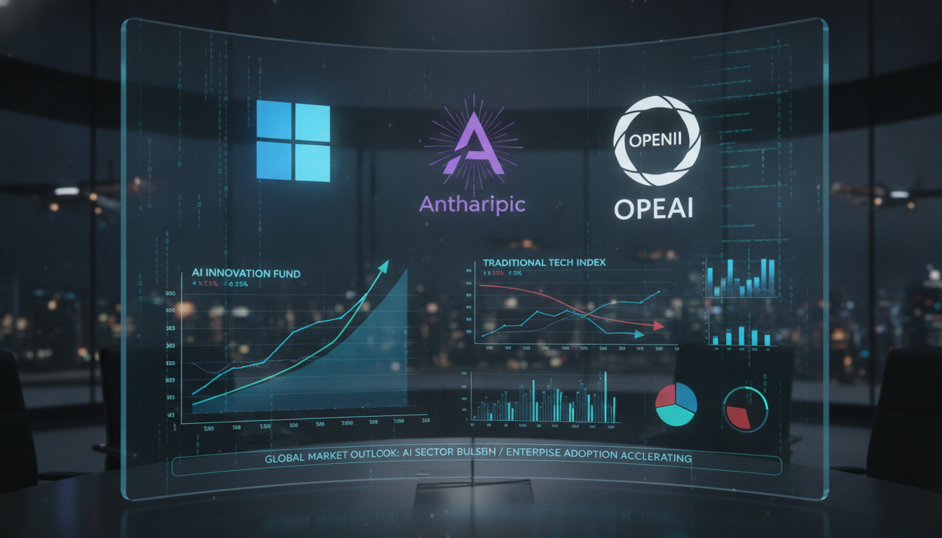 Microsoft'un Anthropic Yatırımı 3,2 Milyar Dolar Kazandırdı, OpenAI İse Düşüşte