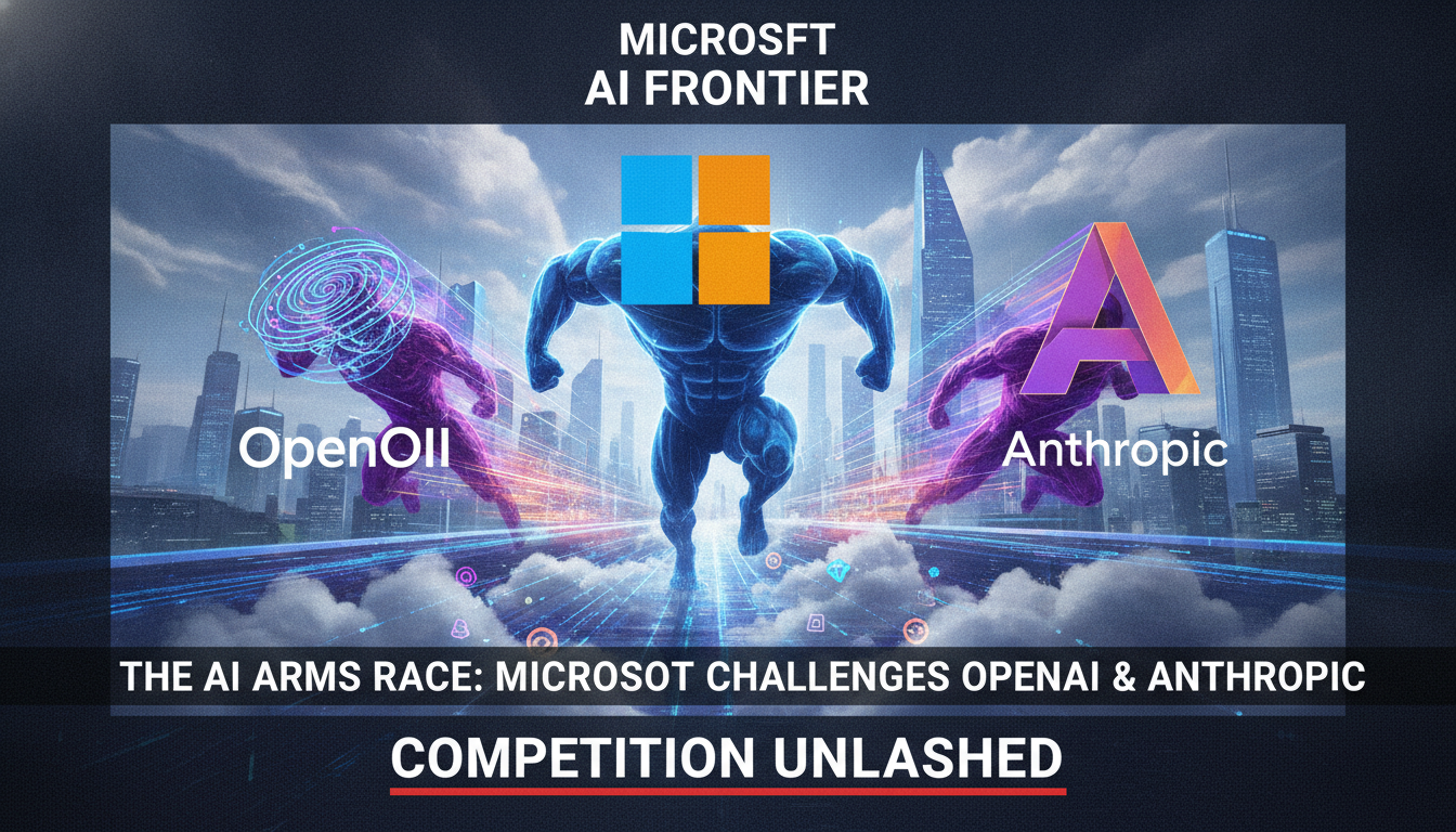 Microsoft is openly competing with OpenAI, Anthropic more than ever