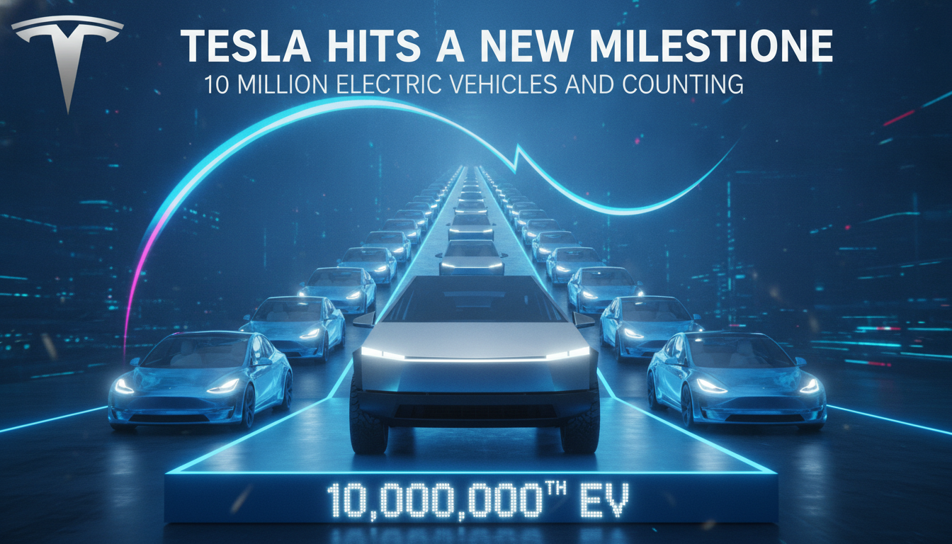 Tesla made its 10 millionth EV