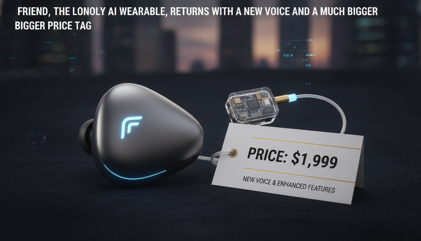 Friend, the lonely AI wearable, returns with a new voice and a much bigger price tag