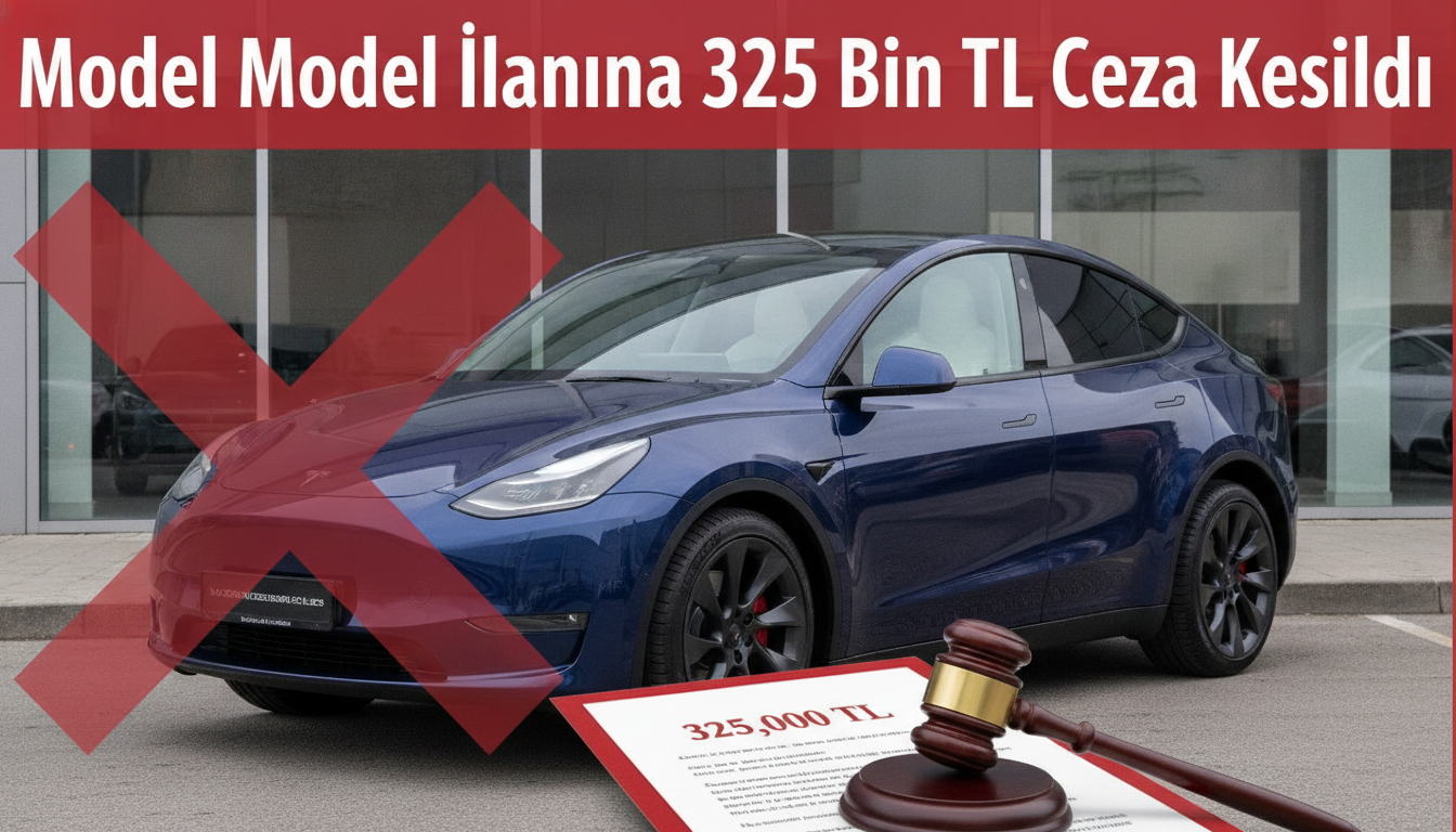Tesla Model Y İlanına 325 Bin TL Ceza Kesildi