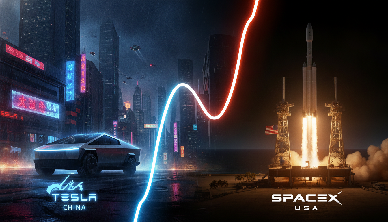 Tesla, SpaceX ile Birleşmek İçin Çin Operasyonlarını Satabilir