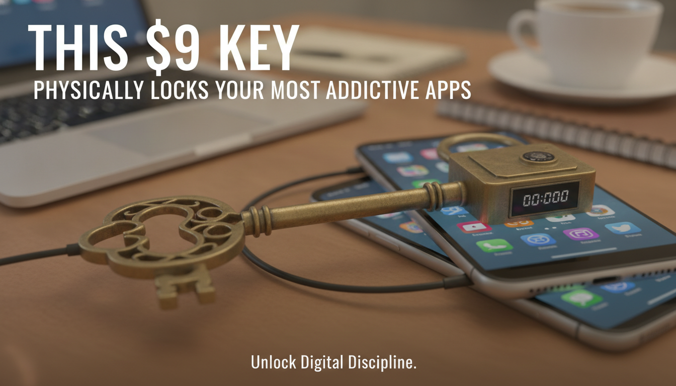 This $9 key physically locks your most addictive apps