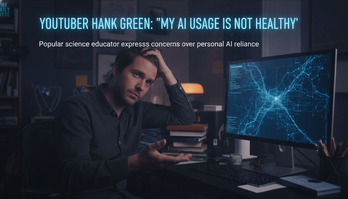 YouTuber Hank Green says his AI usage is ‘not healthy’