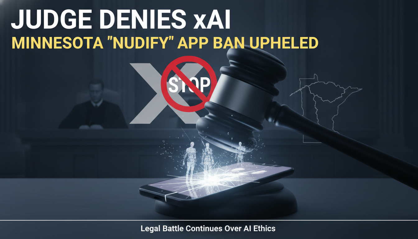 Judge denies xAI’s request to block Minnesota ban on ‘nudify’ apps
