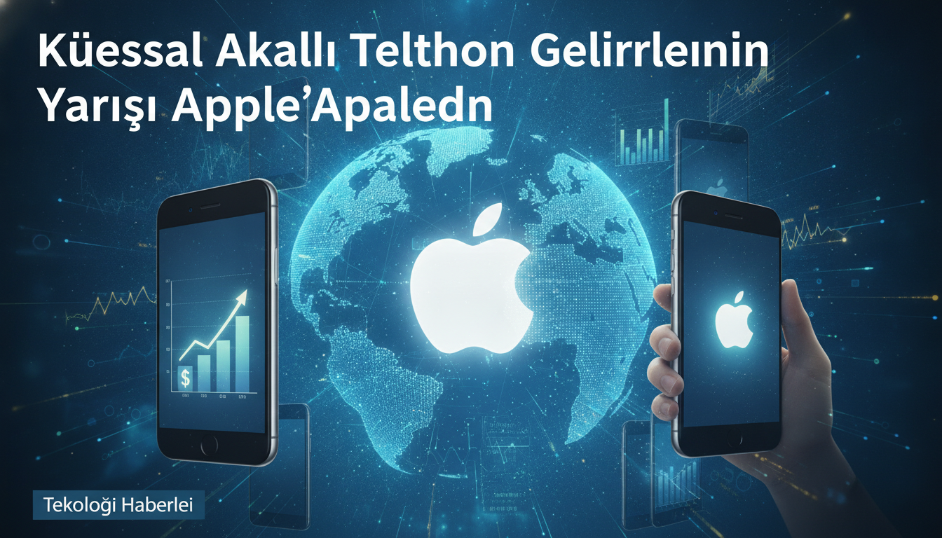 Küresel Akıllı Telefon Gelirlerinin Yarısı Apple’dan Geldi