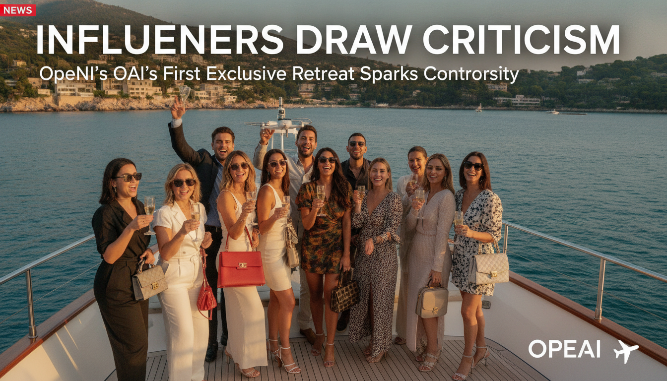 Influencers draw backlash for attending OpenAI’s first luxury trip
