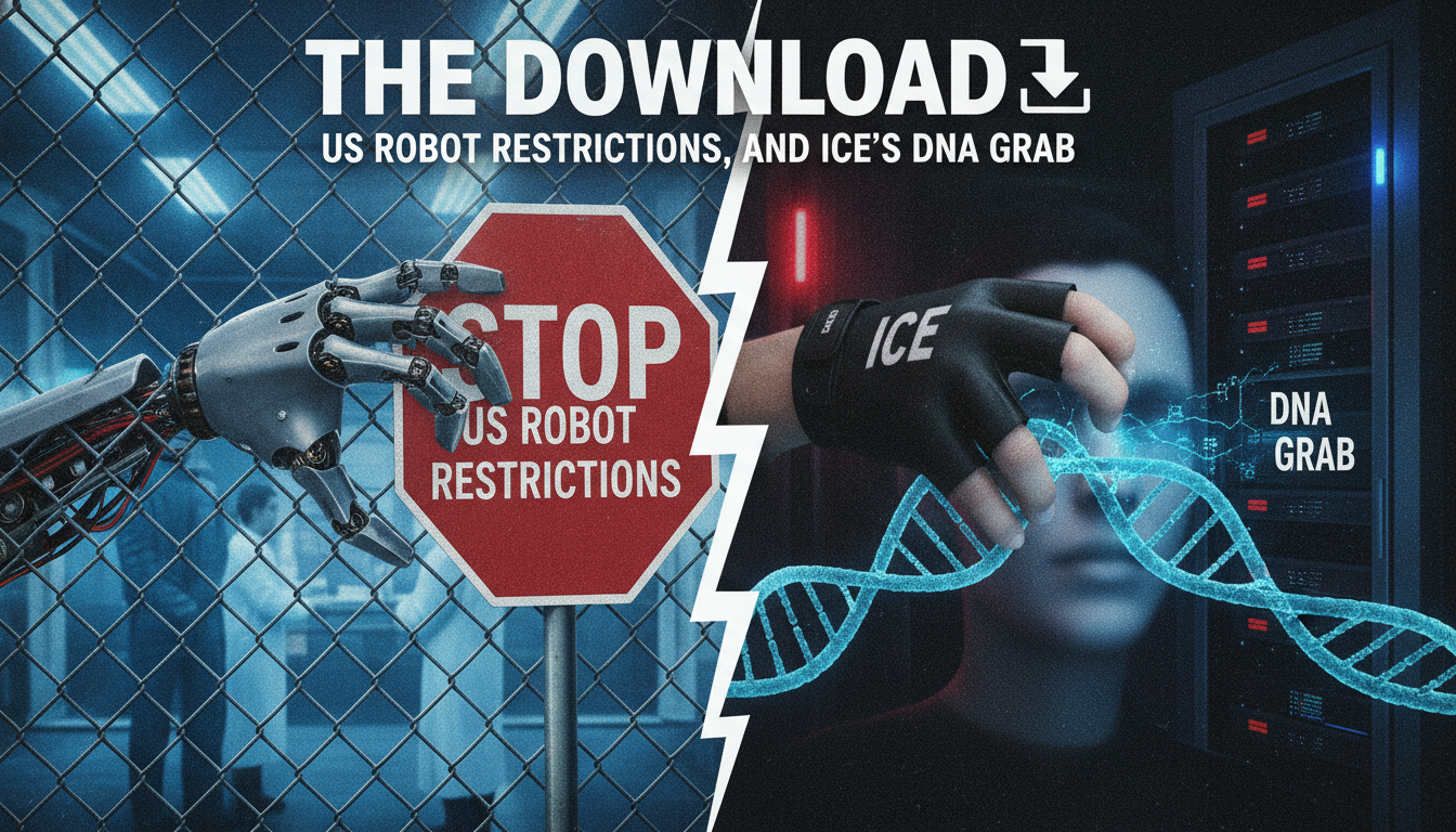 The Download: US robot restrictions, and ICE’s DNA grab