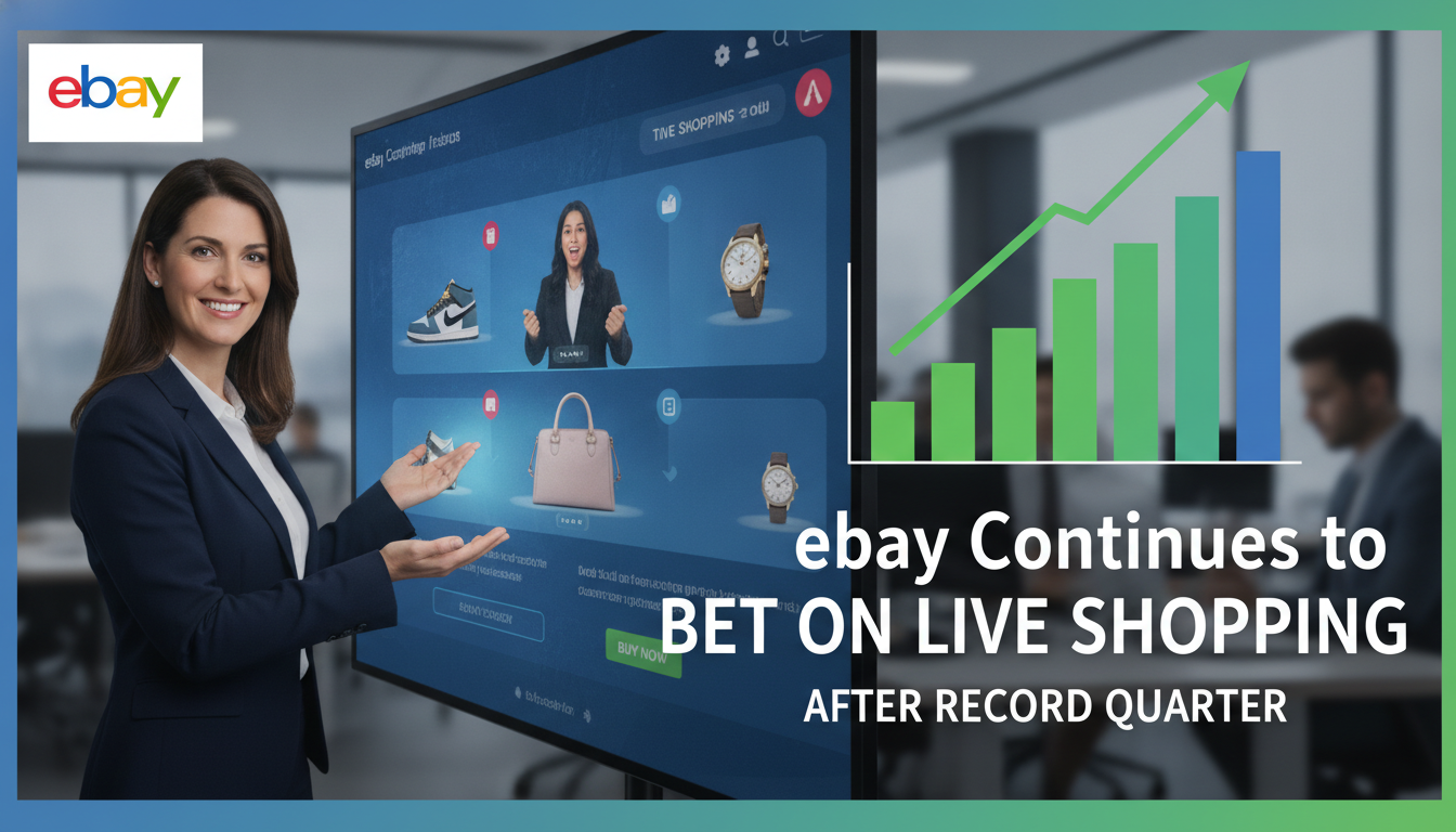 eBay continues to bet on live shopping after record quarter
