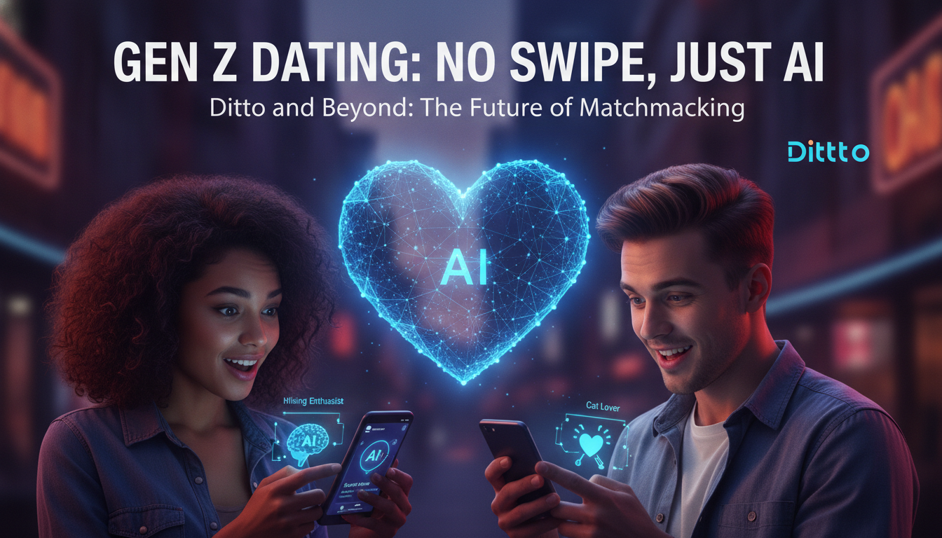 Gen Z dating apps like Ditto ditch swiping in favor of AI matchmaking