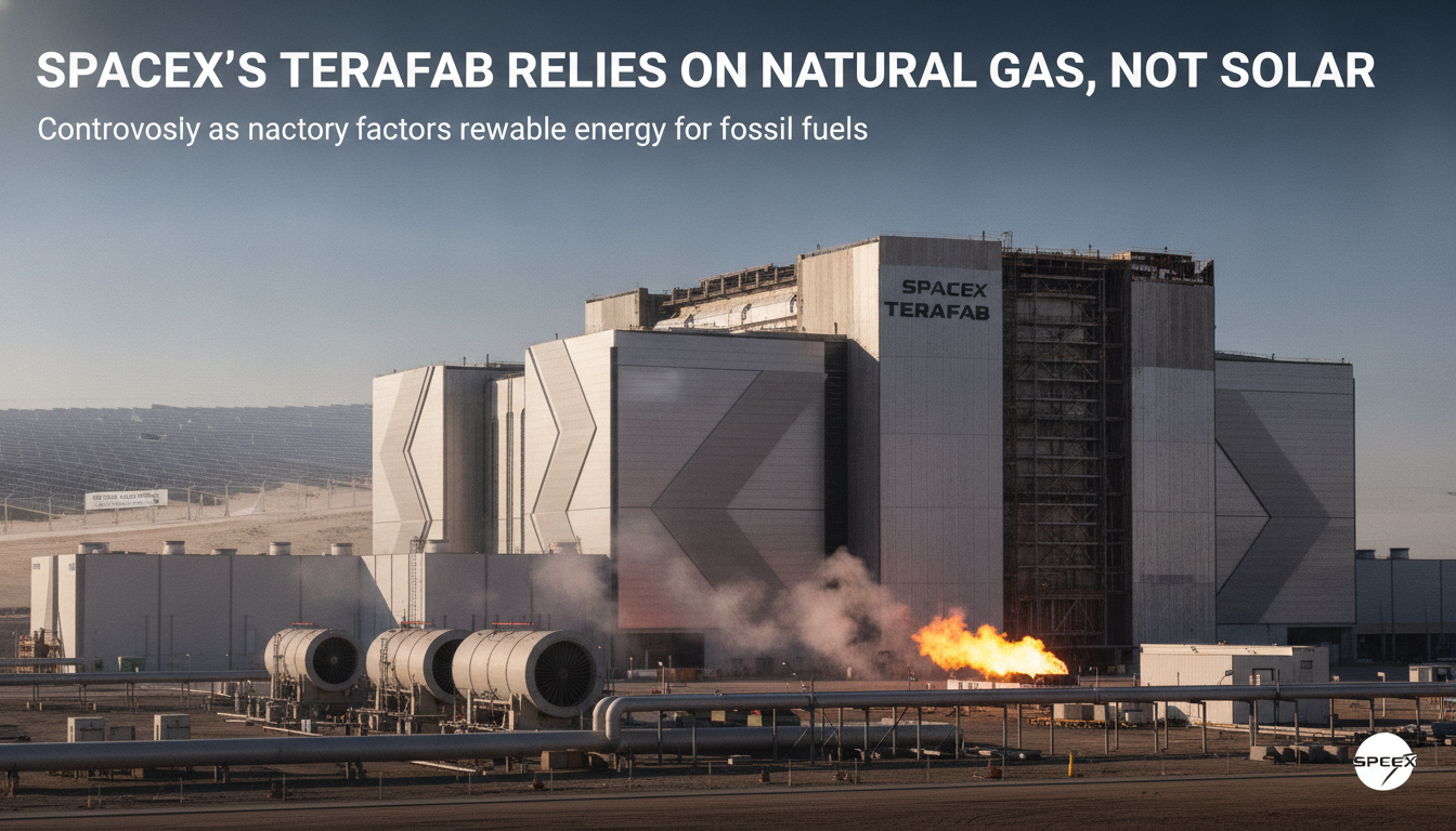 SpaceX’s Terafab will rely on natural gas power plants, not Tesla solar panels