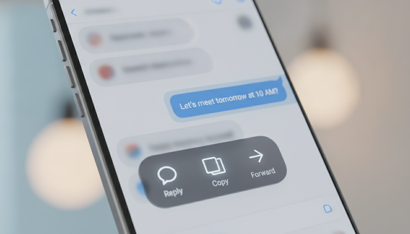 Google Messages'a Tek Elle Kullanımı Kolaylaştıran Yeni Uzun Basma Menüsü Geldi