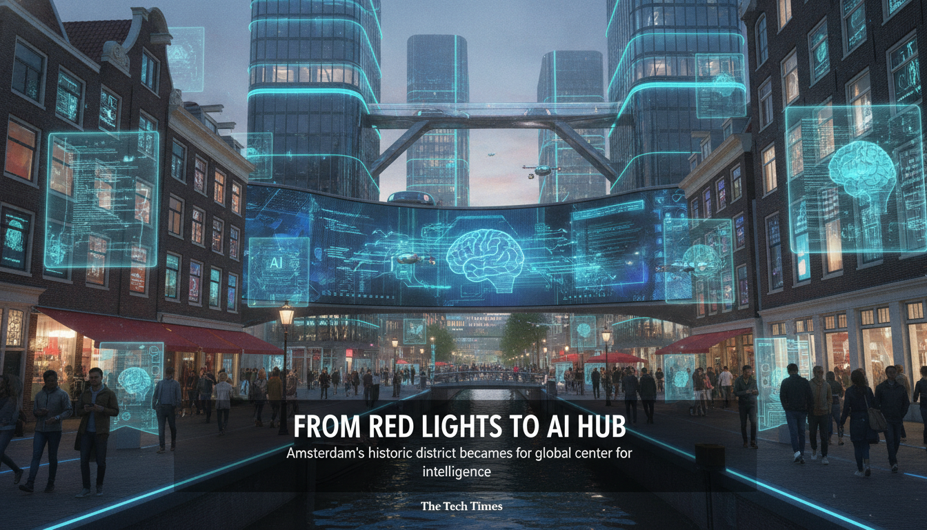This former notorious red-light district is now one of the world’s top AI hubs