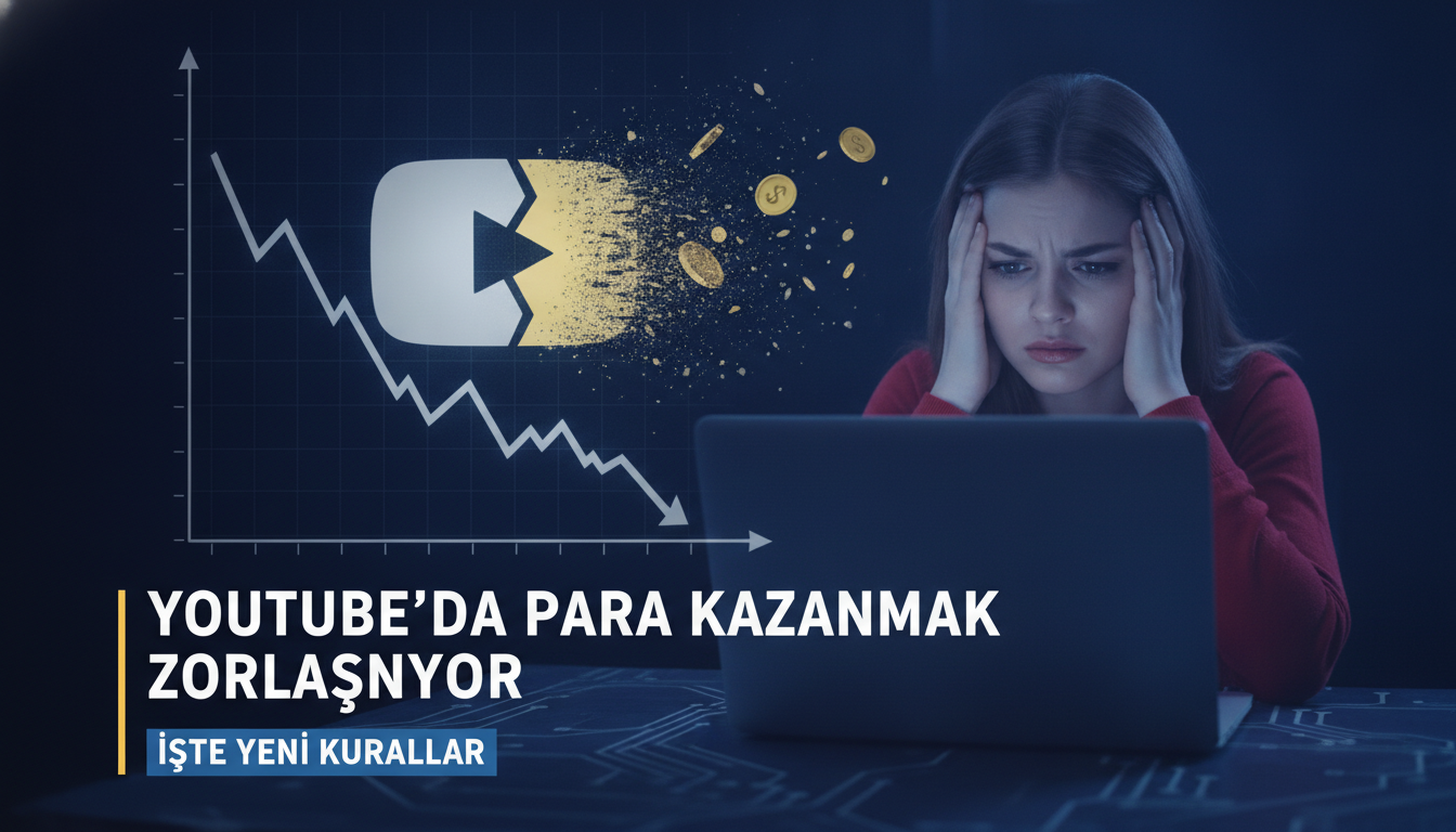 YouTube’da Para Kazanmak Zorlaşıyor: İşte Yeni Kurallar